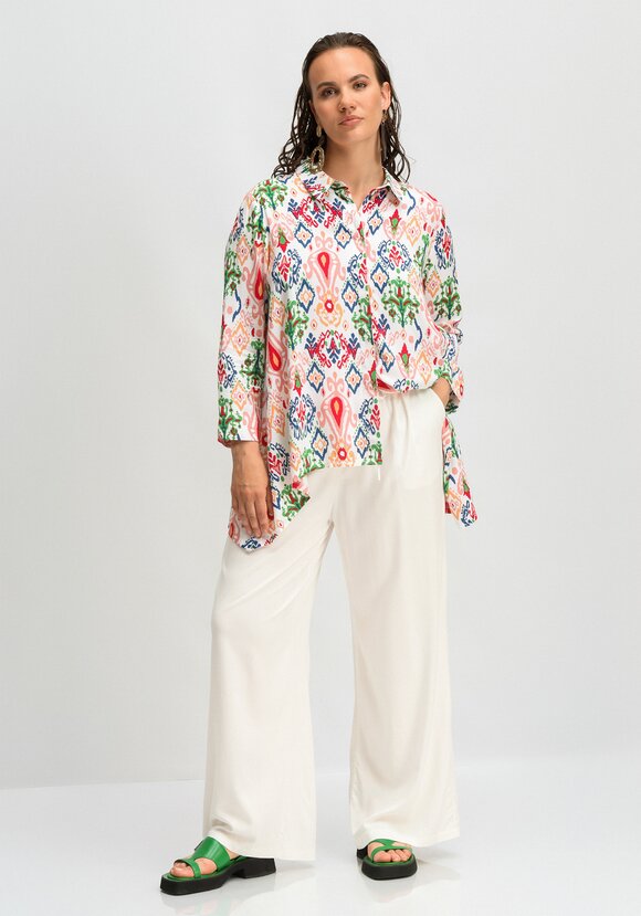 Брюки палаццо с резинкой на поясе шир.  580, рис. 41