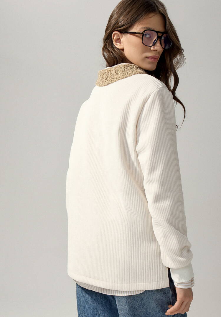 Поло с меховым воротником шир.  750, рис. 3