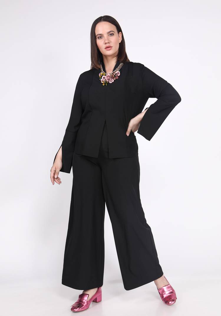 Брюки широкого кроя на резинке шир.  750, рис. 5