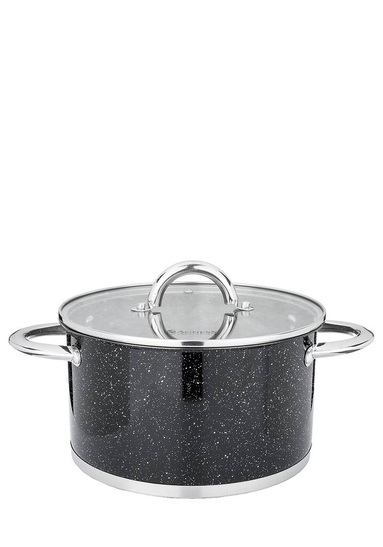 Кастрюля со стеклянной крышкой серия Мрамор шир.  750, рис. 6