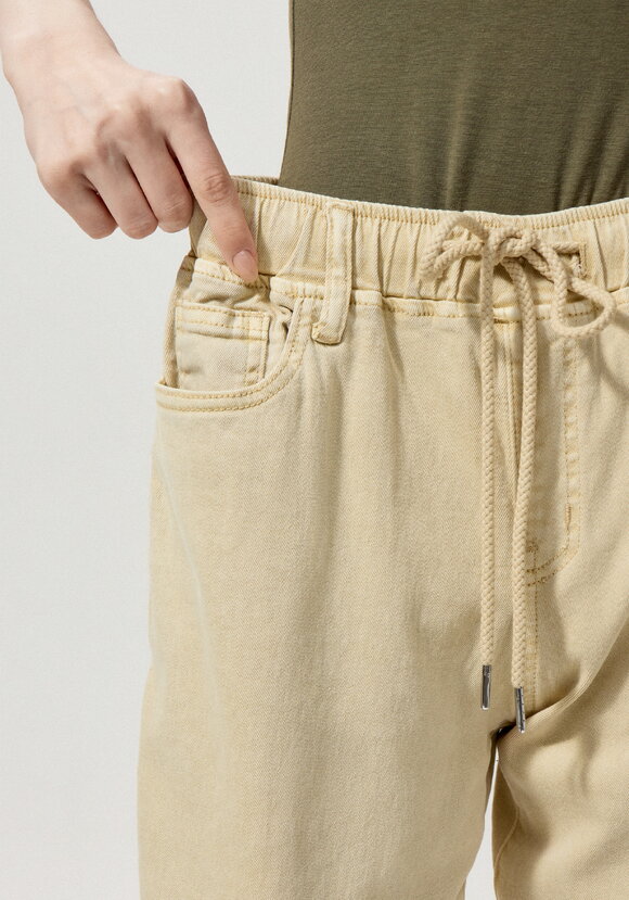 Джинсы с резинкой по поясу шир.  580, рис. 26