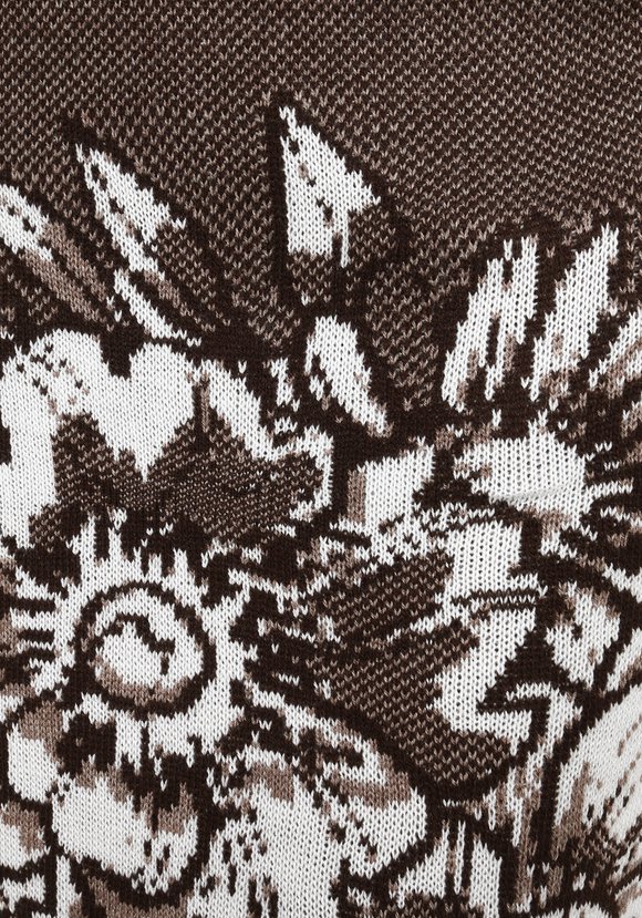 Юбка трикотажная с рисунком Цветы шир.  580, рис. 8