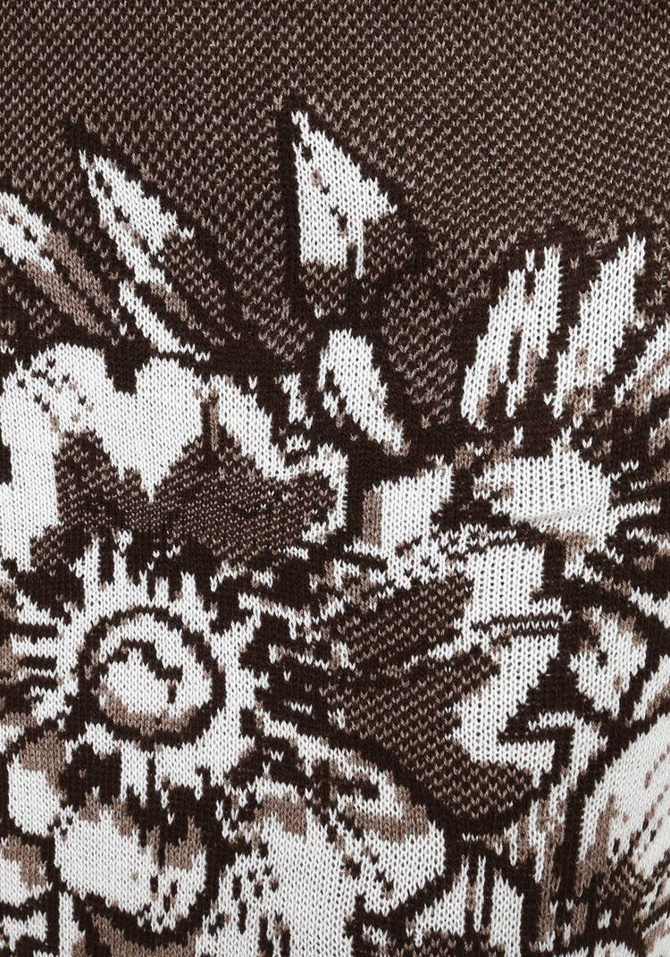 Юбка трикотажная с рисунком Цветы шир.  750, рис. 8