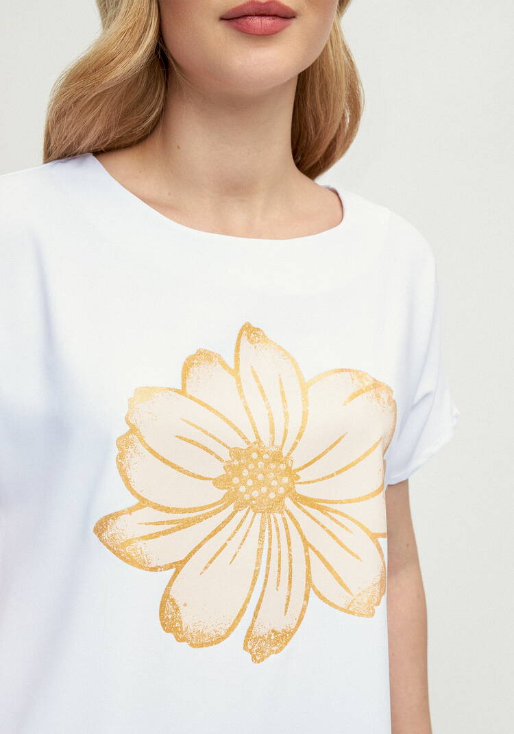 Блуза с принтом с напылением шир.  750, рис. 13