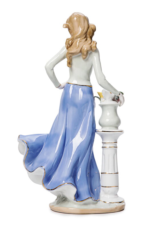 Статуэтка Девушка в голубом шир.  580, рис. 2