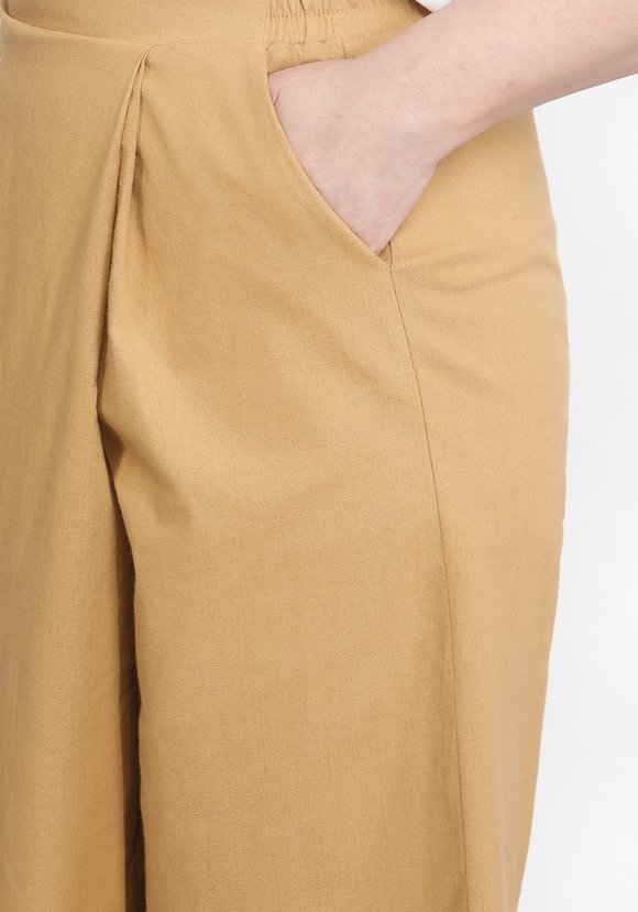 Шорты-бермуды на резинке однотонные шир.  580, рис. 4