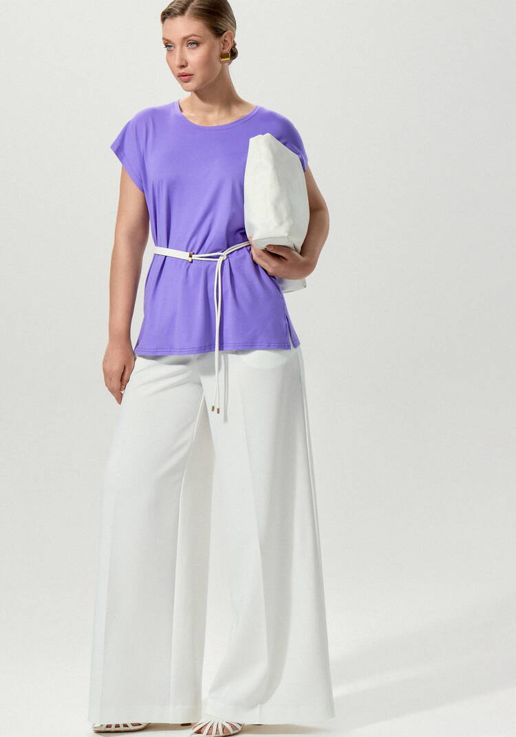 Блуза однотонная базовая без рукавов шир.  750, рис. 39