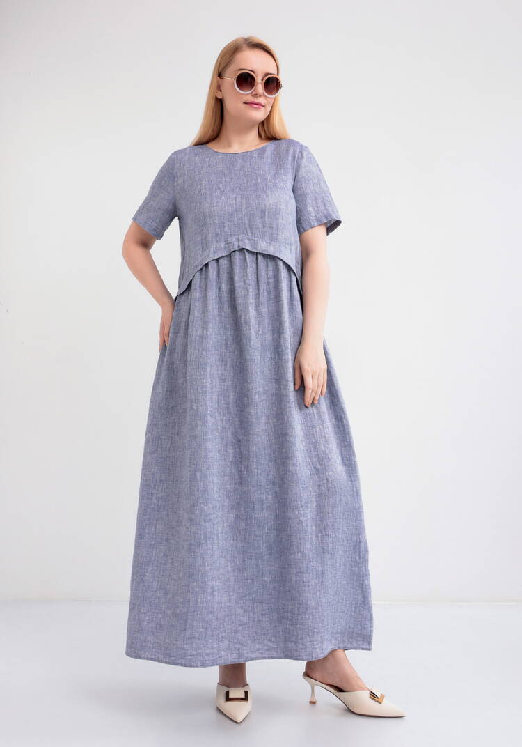 Платье Виталина шир.  750, рис. 1