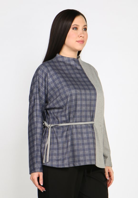 Джемпер комбинированный шир.  580, рис. 9