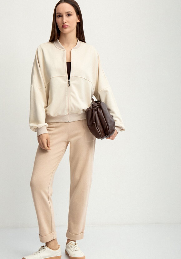 Брюки на широкой эластичной резинке шир.  580, рис. 1