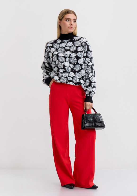 Туника пушистая с принтом шир.  580, рис. 36