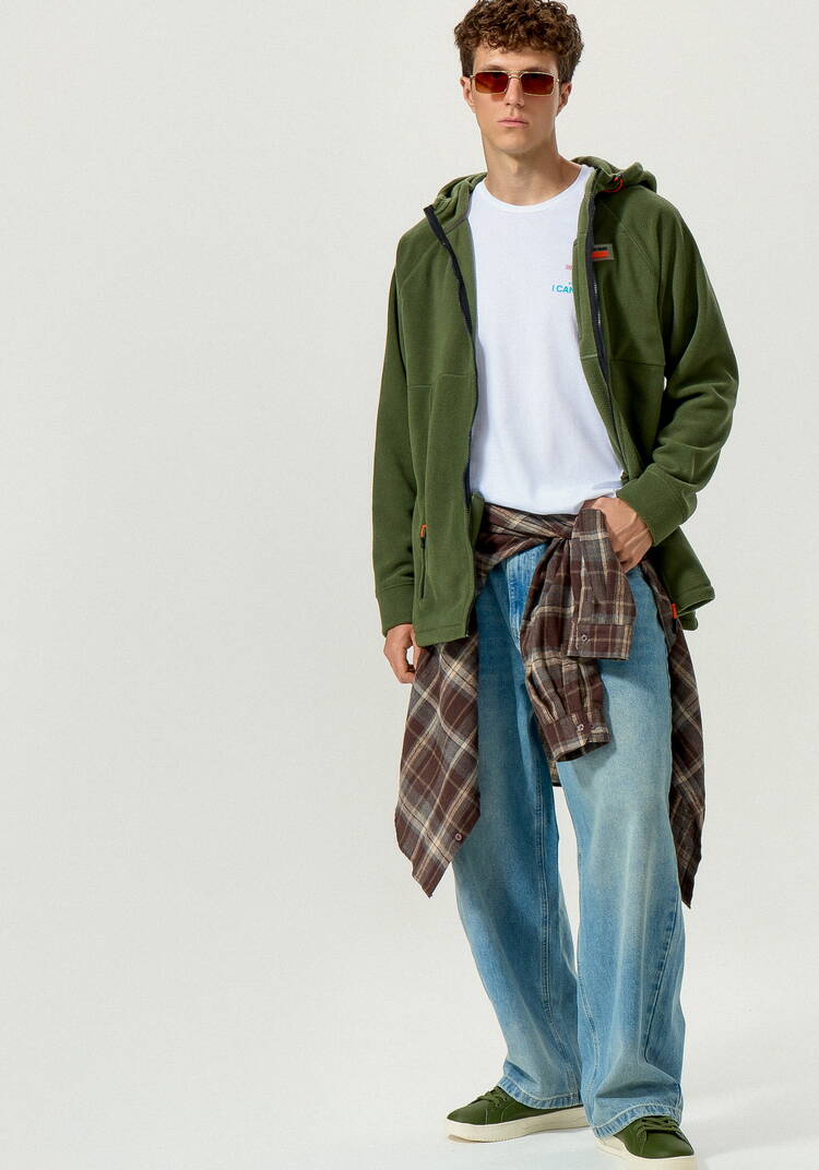 Толстовка с капюшоном и карманами на молнии шир.  750, рис. 8