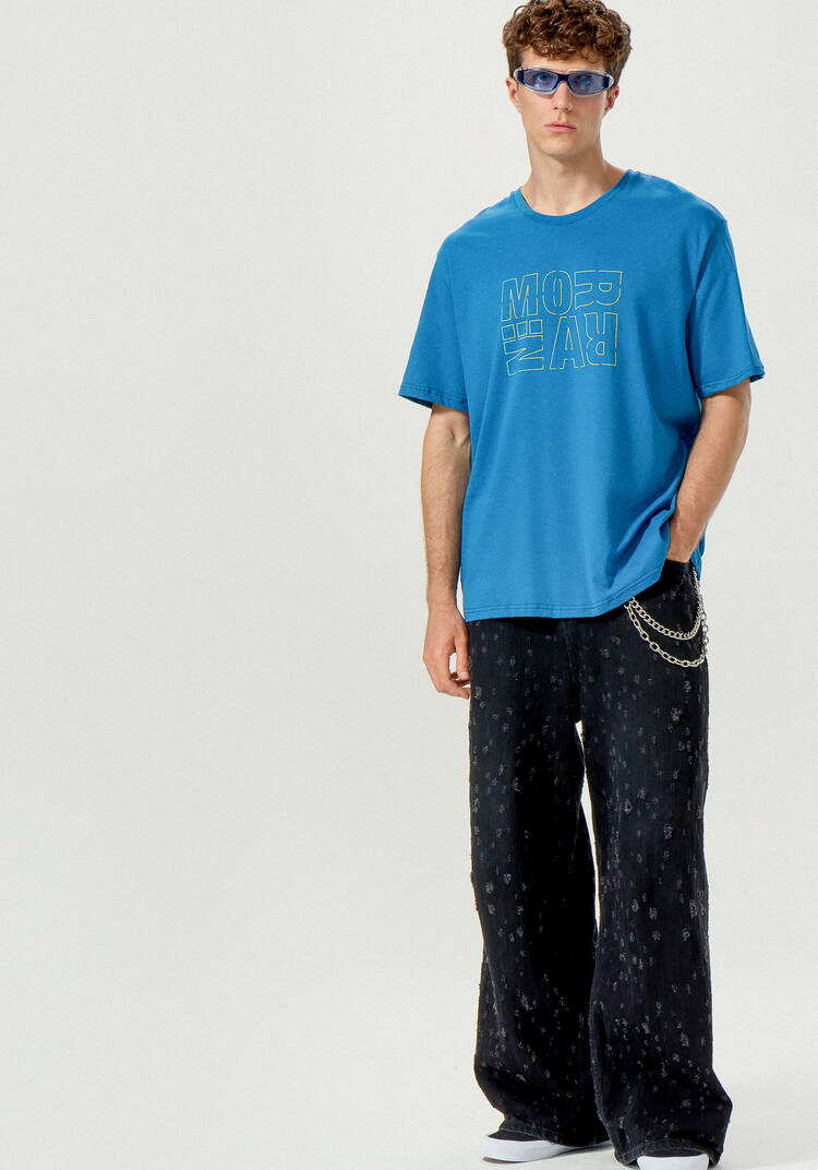 Комплект футболок с лаконичным принтом, 2 шт. шир.  750, рис. 14