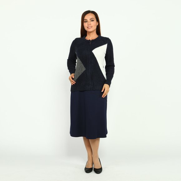 Юбка-трапеция на резинке шир.  580, рис. 9