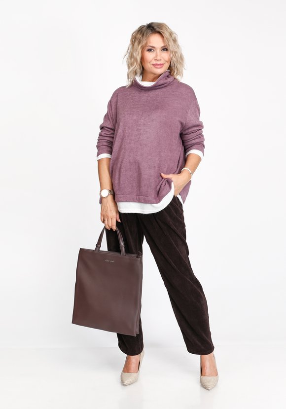 Водолазка комбинированная с длинным рукавом шир.  580, рис. 11