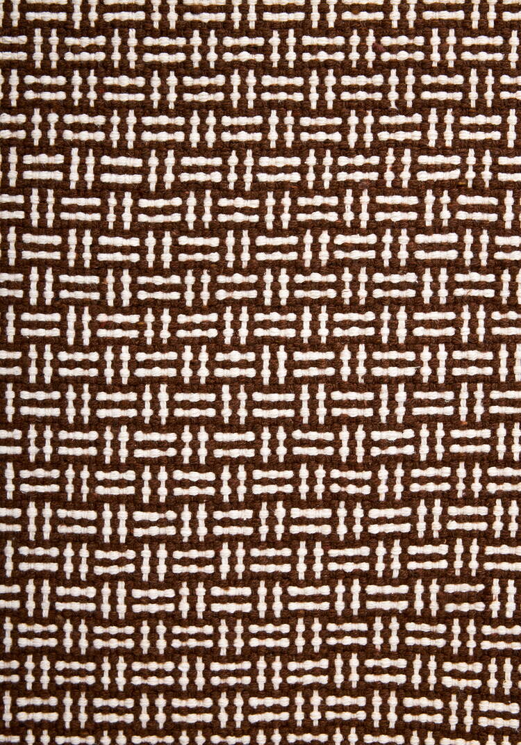 Коврик из хлопка с бахромой шир.  750, рис. 3