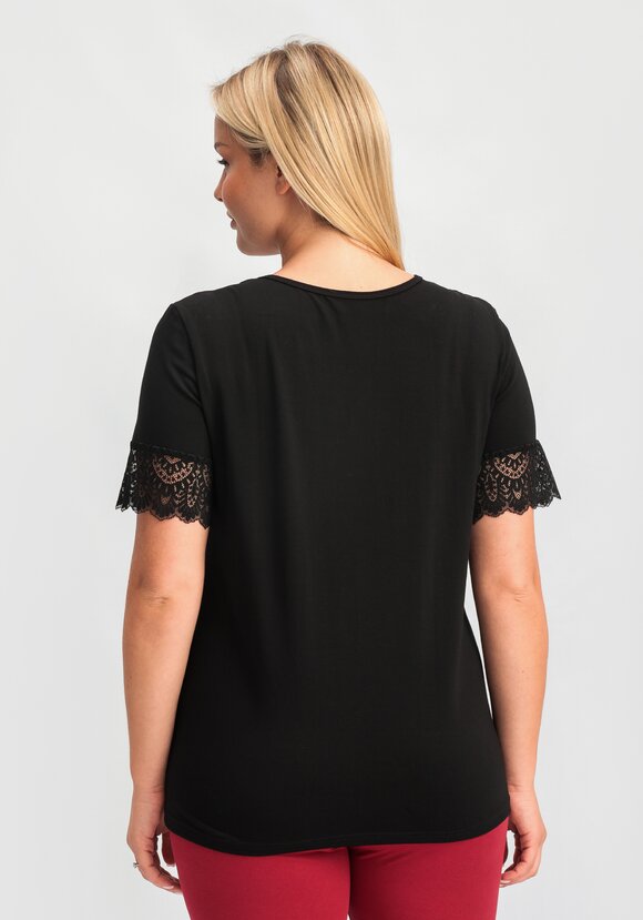 Футболка с кружевами Амира шир.  580, рис. 2