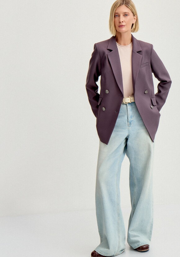 Пиджак на подкладке двубортный шир.  580, рис. 18