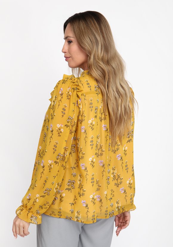 Блуза Пение птиц шир.  580, рис. 6