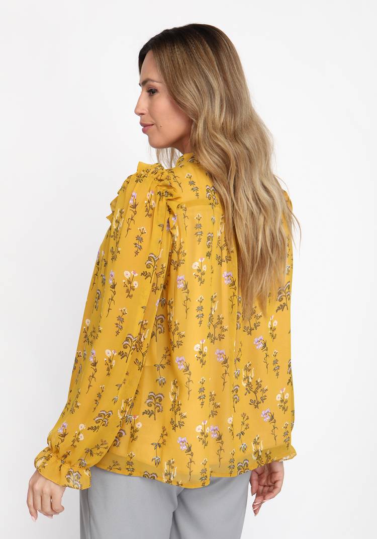 Блуза Пение птиц шир.  750, рис. 6