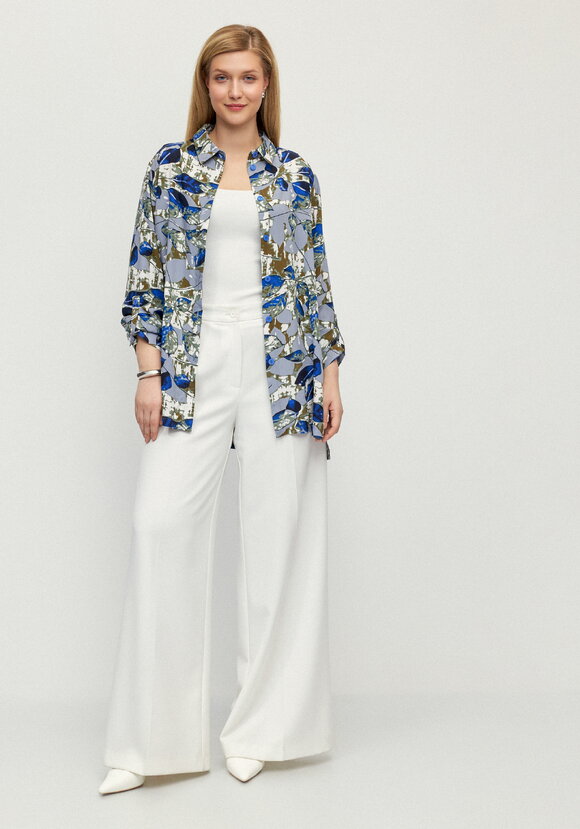 Блуза Калейдоскоп лепестков шир.  580, рис. 10