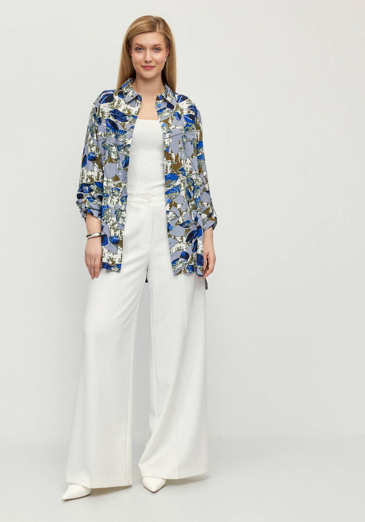 Блуза Калейдоскоп лепестков шир.  750, рис. 10