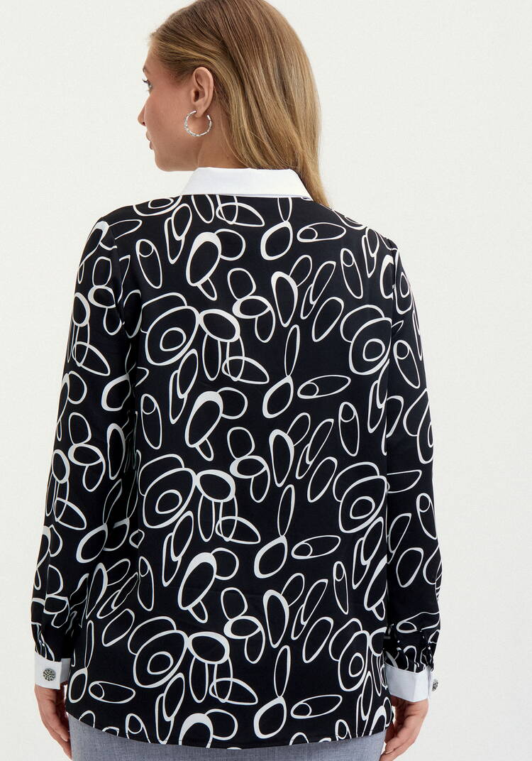 Блуза Анисья шир.  750, рис. 3