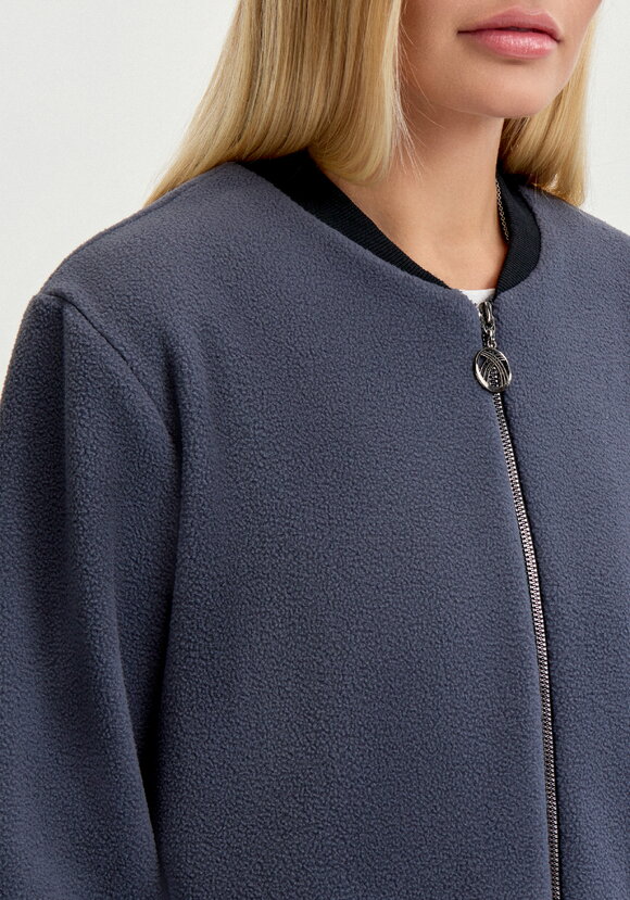 Бомбер на молнии с рибаной шир.  580, рис. 21