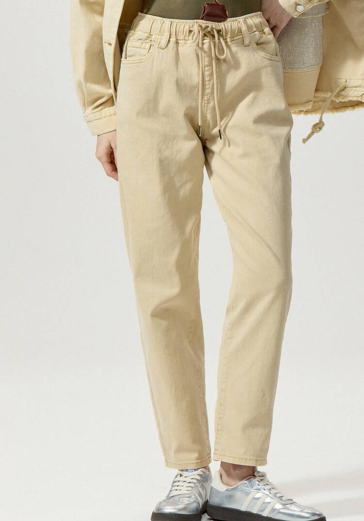 Джинсы с резинкой по поясу шир.  750, рис. 27