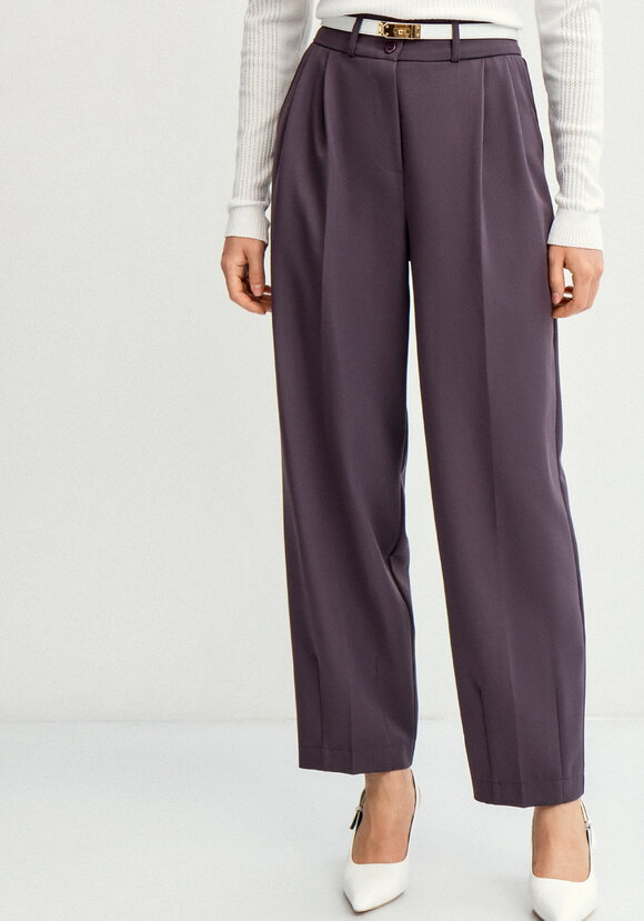 Брюки классические с защипами шир.  580, рис. 4