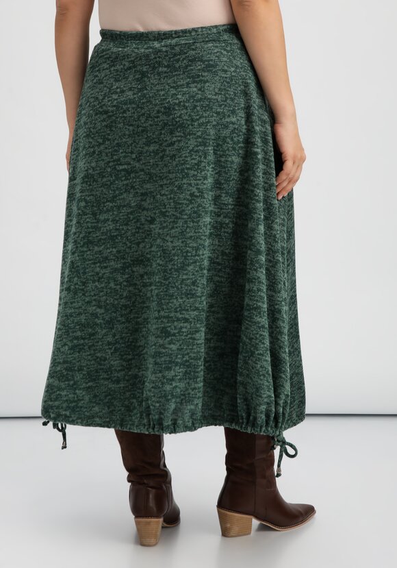 Юбка А-силуэта с кулиской по низу шир.  580, рис. 3