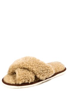 Тапочки из верблюжьей шерсти Крестик