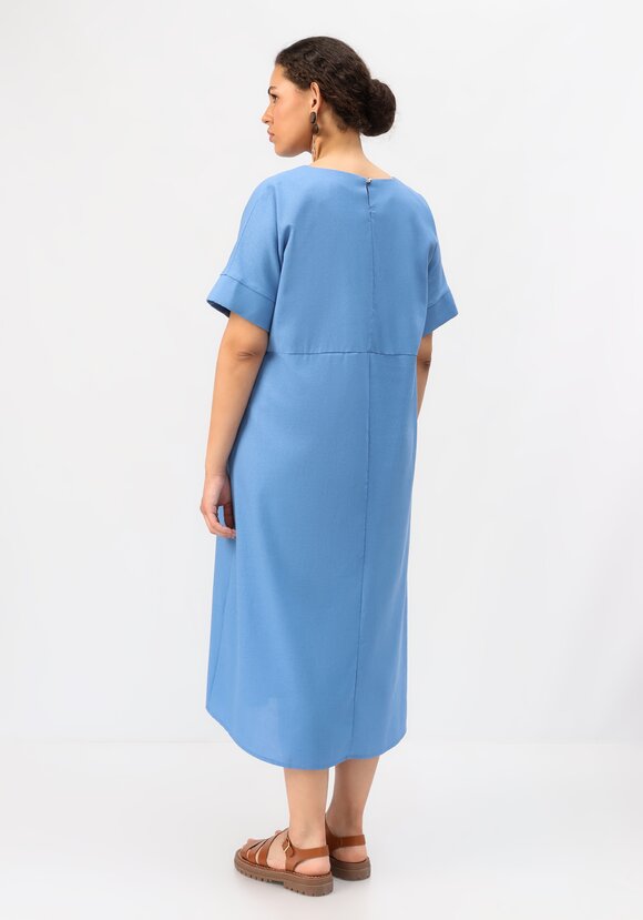 Платье свободного кроя с мягкими складками шир.  580, рис. 11