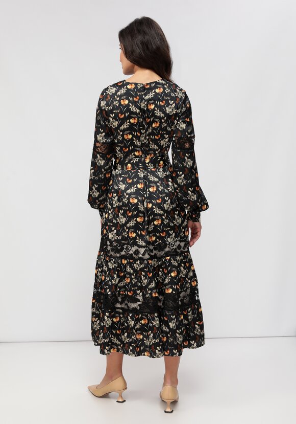 Платье с кружевом свободного кроя шир.  580, рис. 2