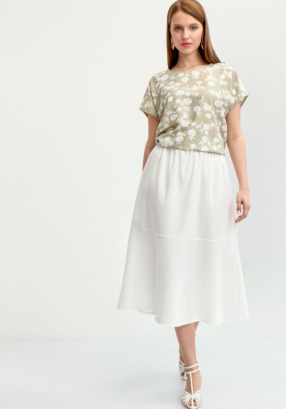 Юбка-годе изо льна шир.  580, рис. 9