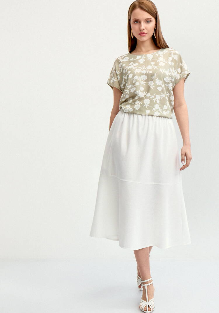 Юбка-годе изо льна шир.  750, рис. 9