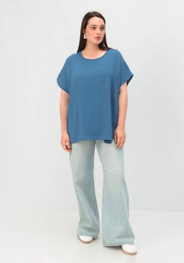 Блуза базовая со спущенной линией плеча шир.  750, рис. 42