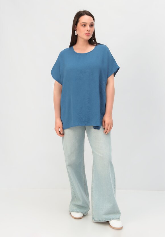 Блуза базовая со спущенной линией плеча шир.  580, рис. 42