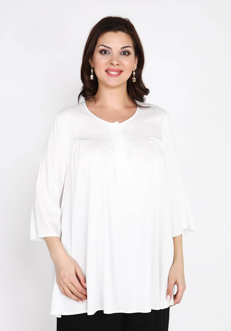 Блуза свободного кроя на пуговичках шир.  750, рис. 6