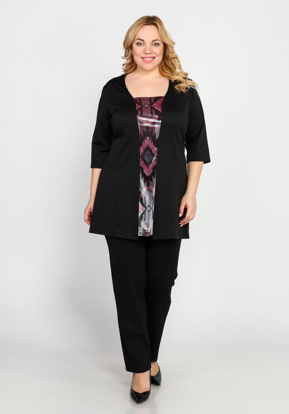 Туника с рукавом 3/4 шир.  580, рис. 3