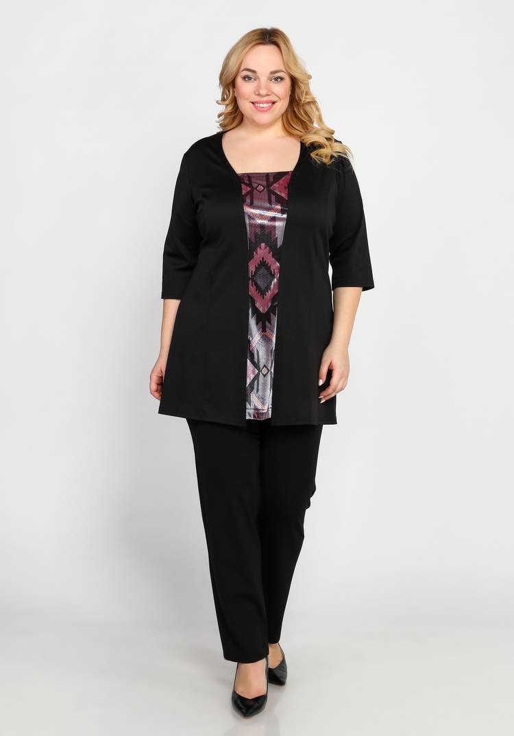 Туника с рукавом 3/4 шир.  750, рис. 3