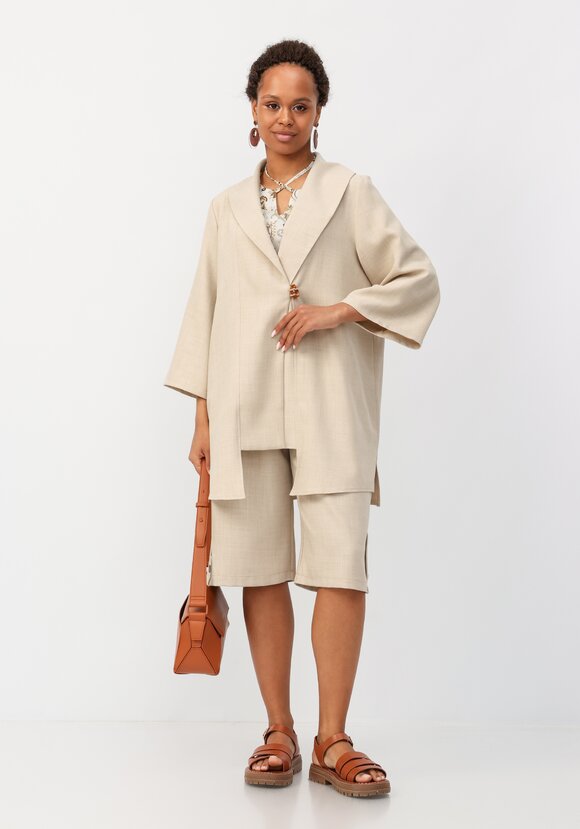 Кардиган с воротником шалька шир.  580, рис. 25