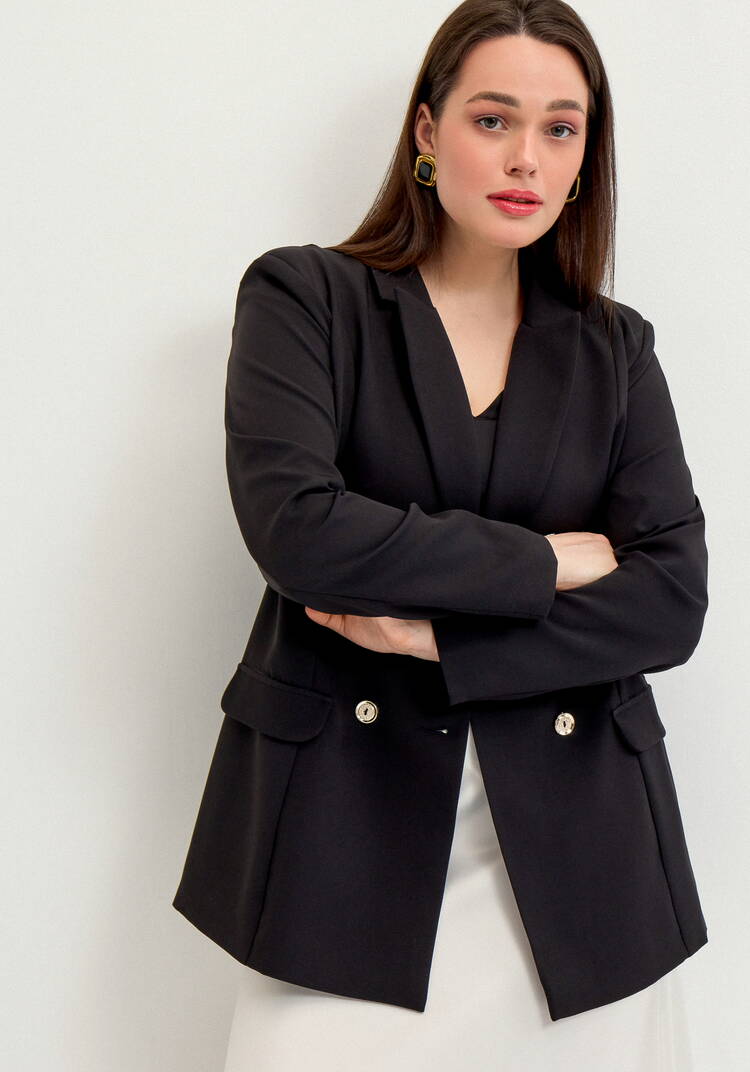 Пиджак двубортный шир.  750, рис. 17