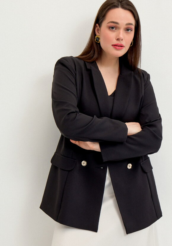 Пиджак двубортный шир.  580, рис. 17