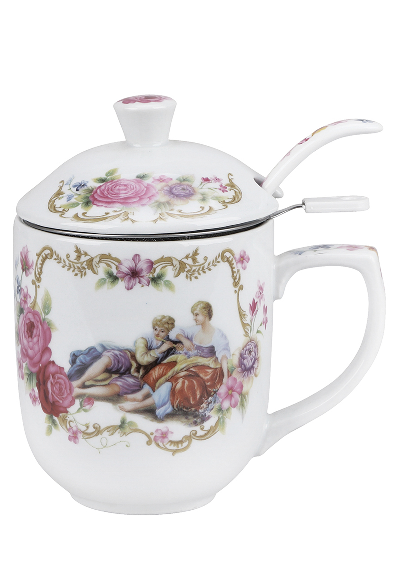 

Кружка с заварником (2 шт.), Мультиколор