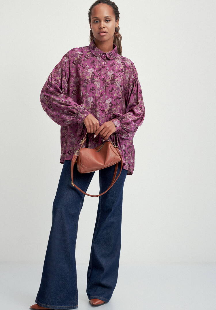 Блуза со сборкой в рельефах шир.  750, рис. 9