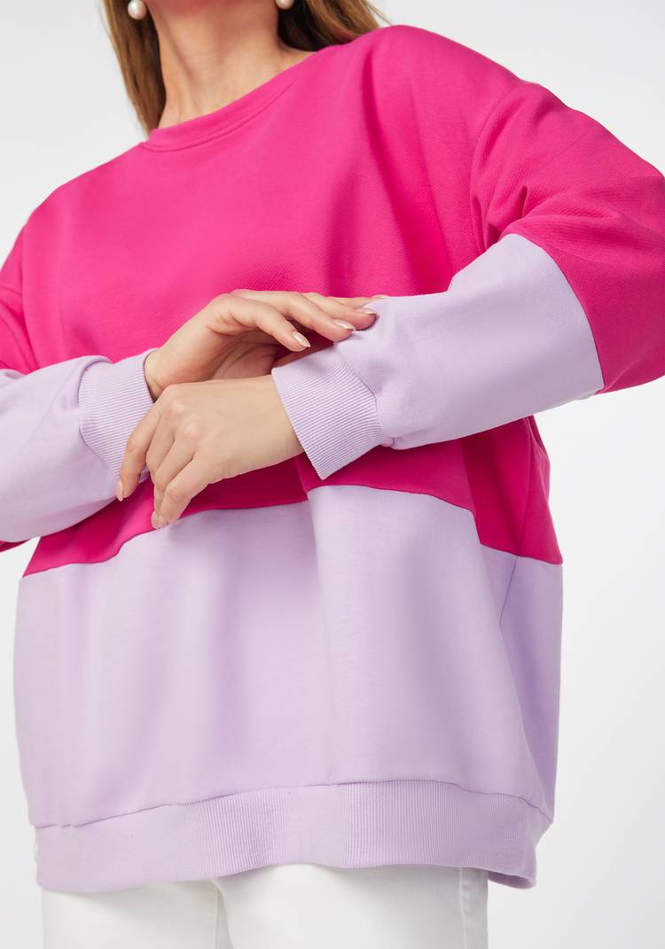 Свитшот двухцветный шир.  750, рис. 3