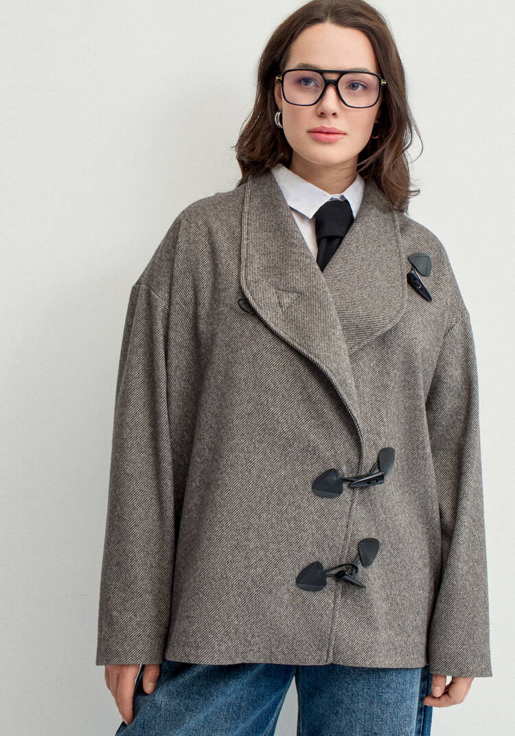 Пиджак с асимметричной застёжкой шир.  750, рис. 28