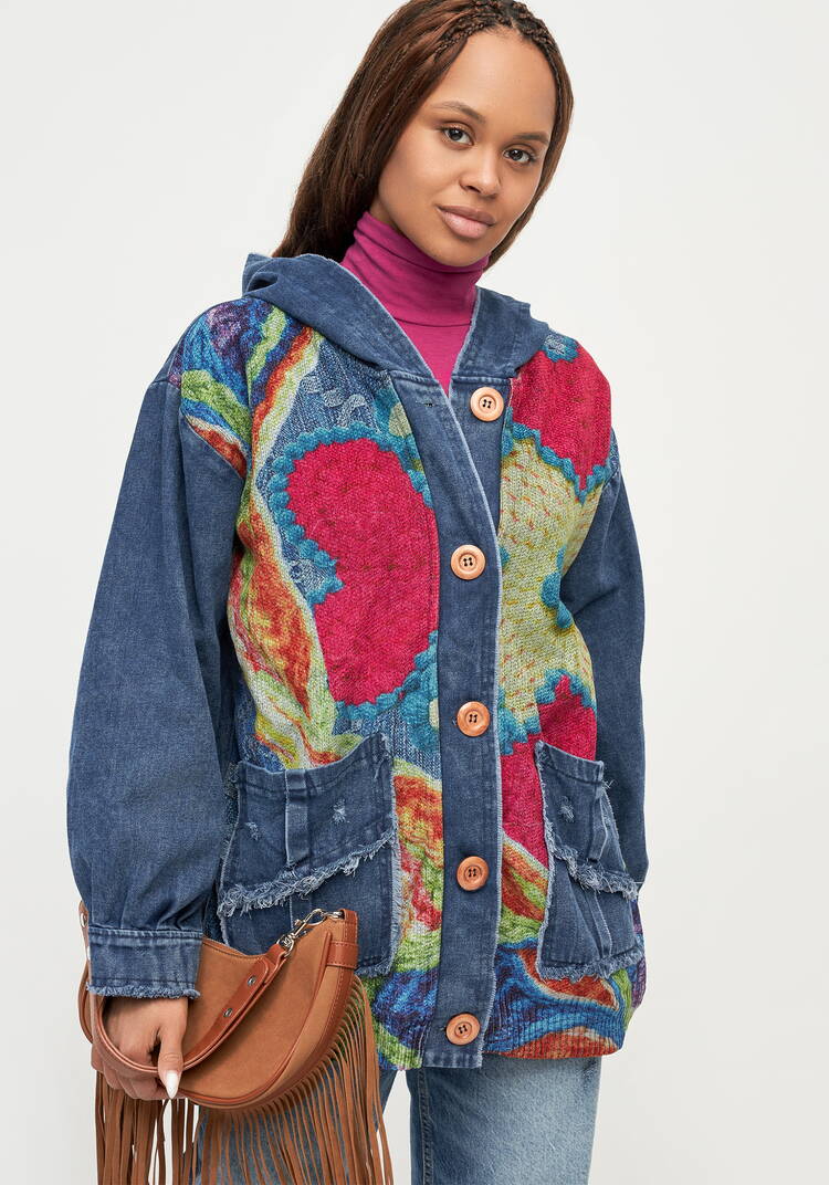 Джинсовая куртка Эшли шир.  750, рис. 8