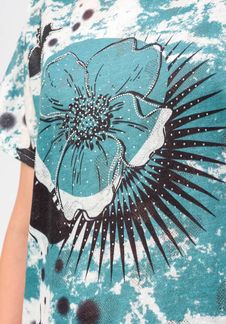 Футболка со стразами Мелисса шир.  750, рис. 25